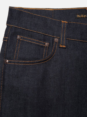 Nudie Jeans Lean Dean Jeans: DRY 16 DIPS (Indigo Blue)