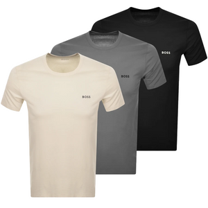 Hugo Boss Orange 3 Pack T-Shirts: MULTI