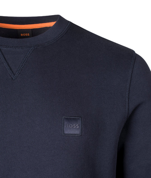 Hugo Boss Orange Westart Sweatshirt: DARK BLUE