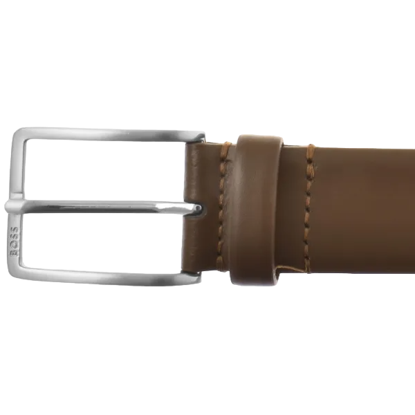 Hugo Boss Orange Eman-L Belt: MID BROWN