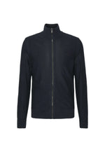 Hugo Boss Orange Avac Zip Knitwear: DARK BLUE