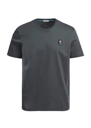 Sandbanks Badge Logo T-Shirt: ANTHRACITE