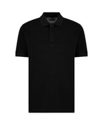 Emporio Armani Hidden Button Plackett Polo Shirt: BLACK