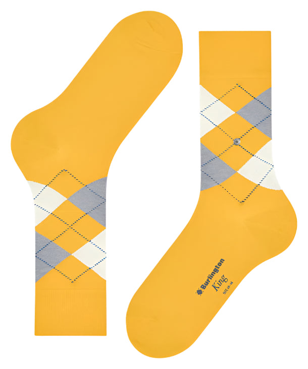 Burlington King Sock: MUSTARD