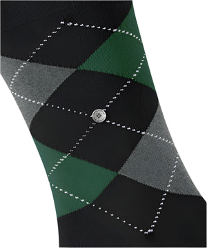 Burlington King Sock: BLACK/GREY