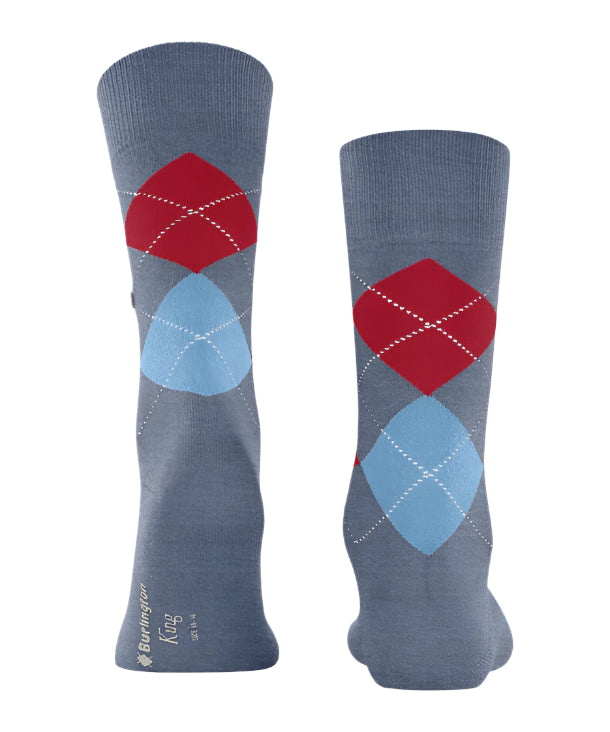 Burlington King Sock: AIRFORCE BLUE