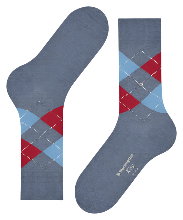 Burlington King Sock: AIRFORCE BLUE