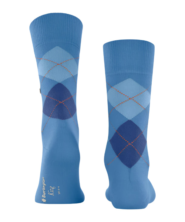 Burlington King Sock: BRIGHT BLUE