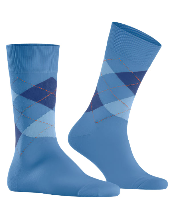 Burlington King Sock: BRIGHT BLUE