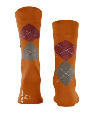 Burlington King Sock: RUST