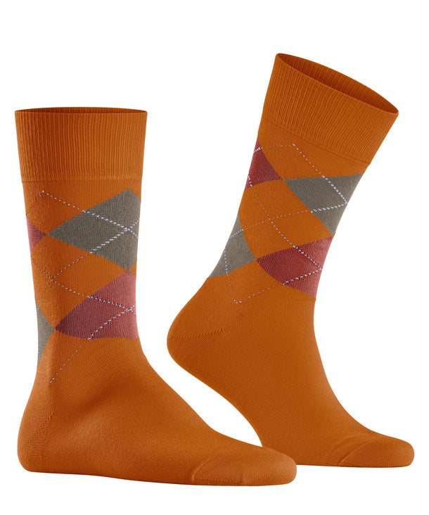 Burlington King Sock: RUST