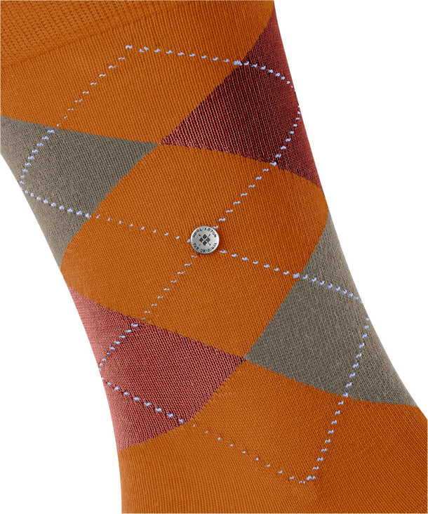 Burlington King Sock: RUST