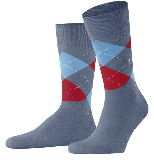 Burlington King Sock: AIRFORCE BLUE