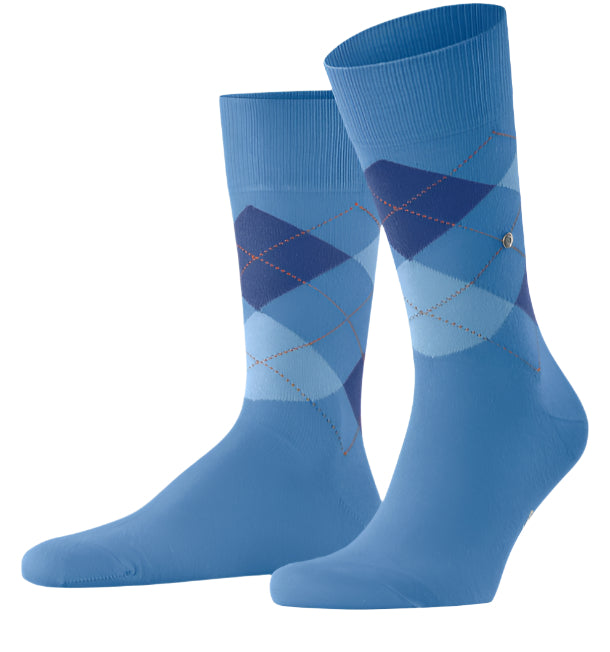 Burlington King Sock: BRIGHT BLUE