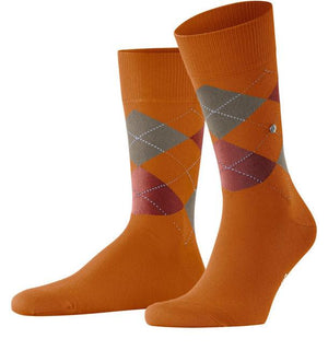 Burlington King Sock: RUST