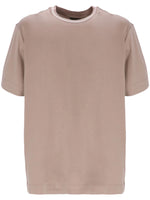 Emporio Armani Eagle Brand T-Shirt: DARK BEIGE