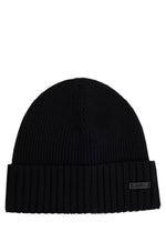 Hugo Boss Orange Fati Beanie: BLACK