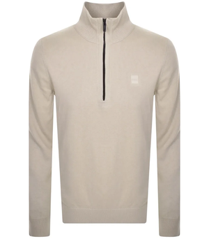 Hugo Boss Orange Kanobix Knitwear: LIGHT BEIGE