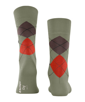 Burlington King Sock: GREEN MIST