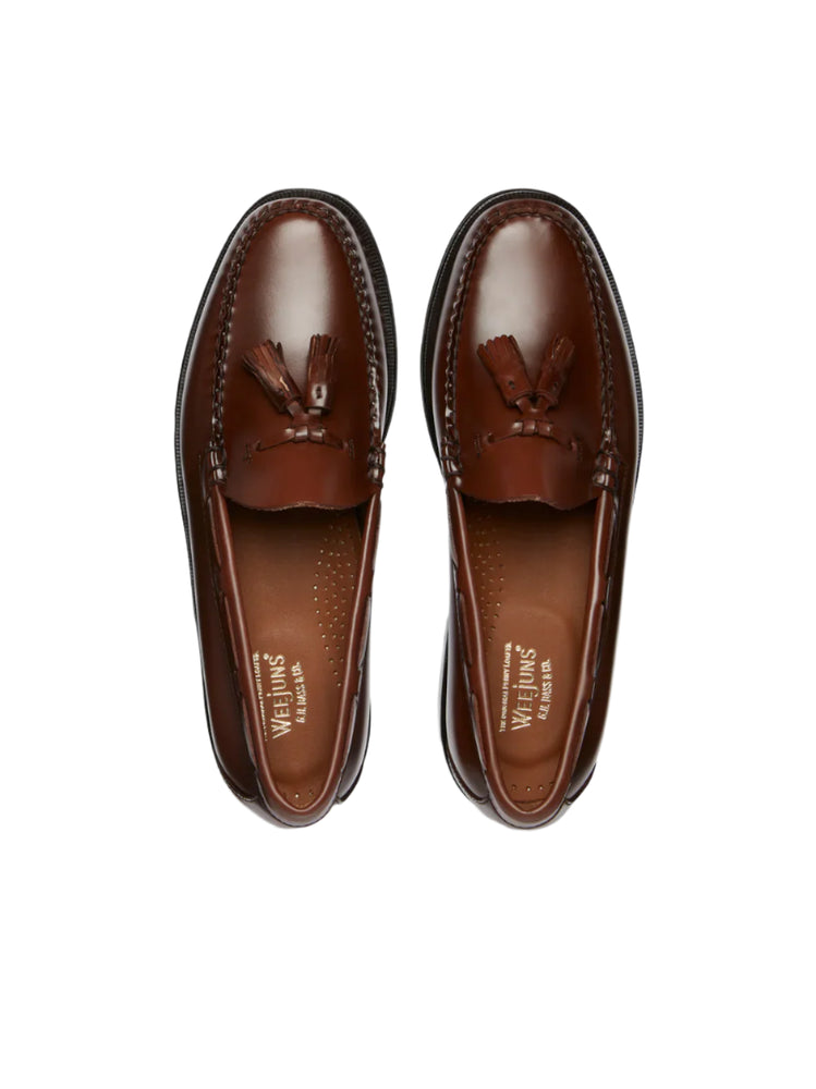 G.H Bass Larkin Tassel Loafer: MID BROWN