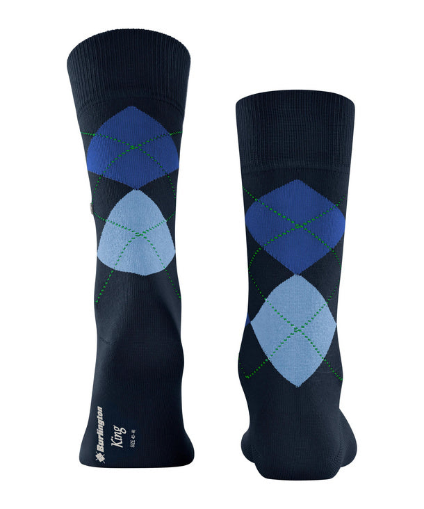 Burlington King Sock: AIRFORCE BLUE