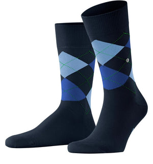 Burlington King Sock: AIRFORCE BLUE