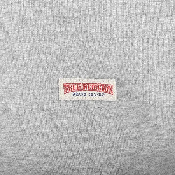 True Religion OG Label Crewneck Sweatshirt: HEATHER GREY