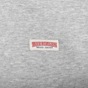 True Religion OG Label Crewneck Sweatshirt: HEATHER GREY