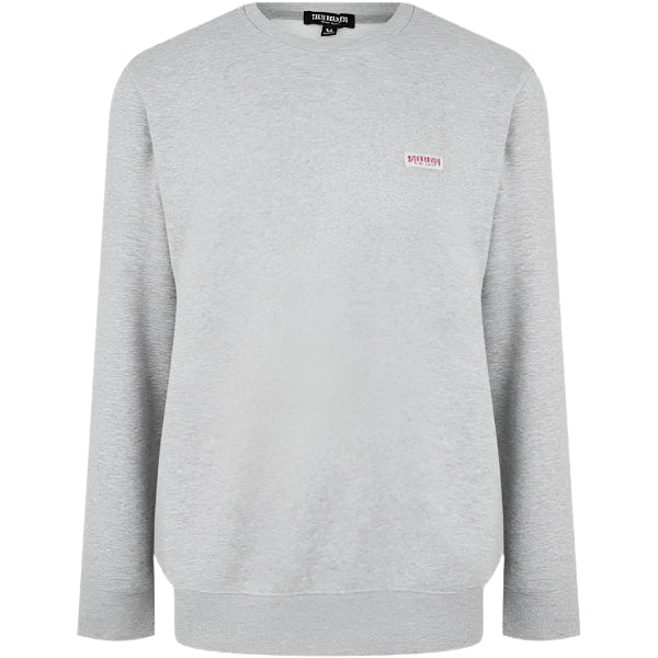 True Religion OG Label Crewneck Sweatshirt: HEATHER GREY