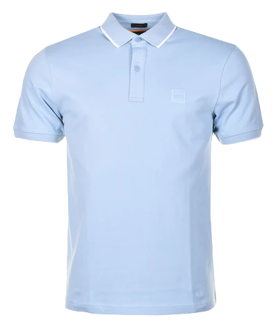 Hugo Boss Orange Passertip Polo Shirt: OPEN BLUE