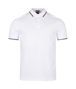 Hugo Boss Orange Passertip Polo Shirt: WHITE