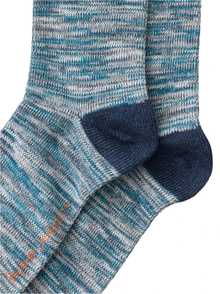 Nudie Jeans Rasmusson Sock: BLUE