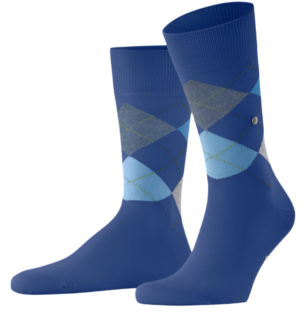 Burlington King Sock: ROYAL BLUE