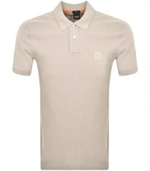 Hugo Boss Orange Passenger Polo Shirt: LIGHT BEIGE