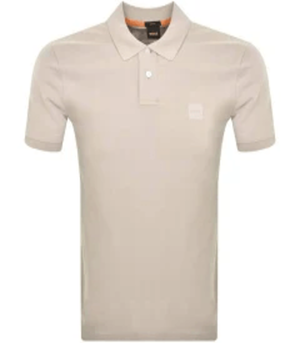 Hugo Boss Orange Passenger Polo Shirt: LIGHT BEIGE