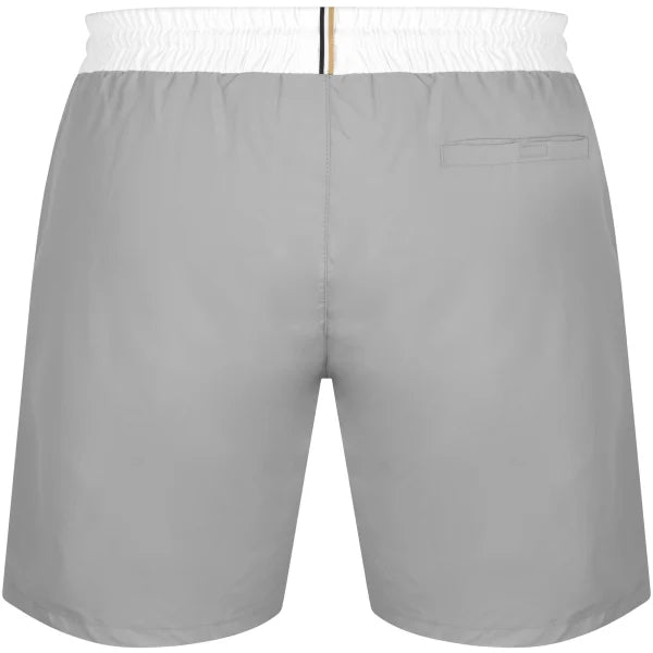 Hugo Boss Orange Starfish Swim Short: SILVER