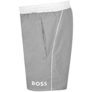 Hugo Boss Orange Starfish Swim Short: SILVER