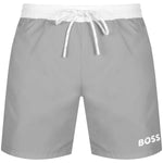 Hugo Boss Orange Starfish Swim Short: SILVER