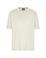 Emporio Armani Crewneck Logo T-Shirt: BEIGE