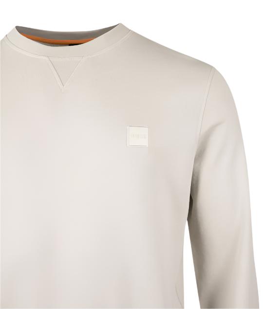 Hugo Boss Orange Westart Sweatshirt: LIGHT BEIGE