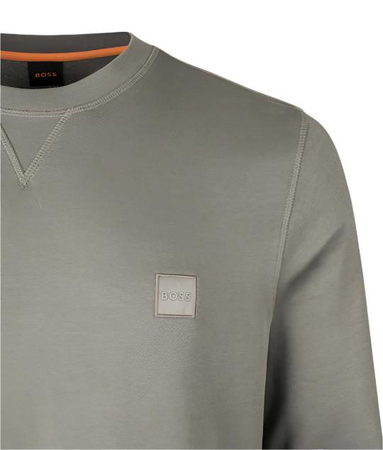 Hugo Boss Orange Westart Sweatshirt: OPEN GREY