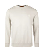 Hugo Boss Orange Westart Sweatshirt: LIGHT BEIGE