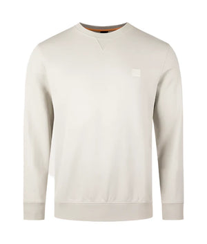 Hugo Boss Orange Westart Sweatshirt: LIGHT BEIGE