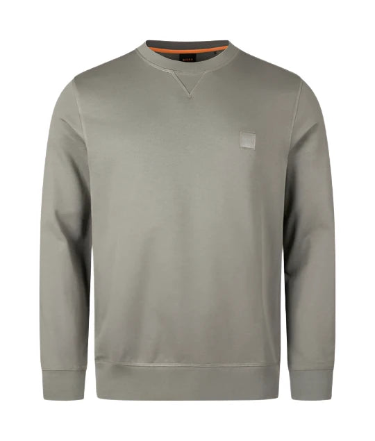 Hugo Boss Orange Westart Sweatshirt: OPEN GREY