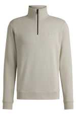 Hugo Boss Orange Zetrust Zip Up Sweatshirt: LIGHT BEIGE