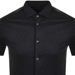 Emporio Armani Essentials Full Button Polo Shirt: NAVY